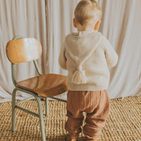 Buho Natural Baby Hooded Cardigan