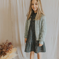 Buho Dark Floral Bloom Dress