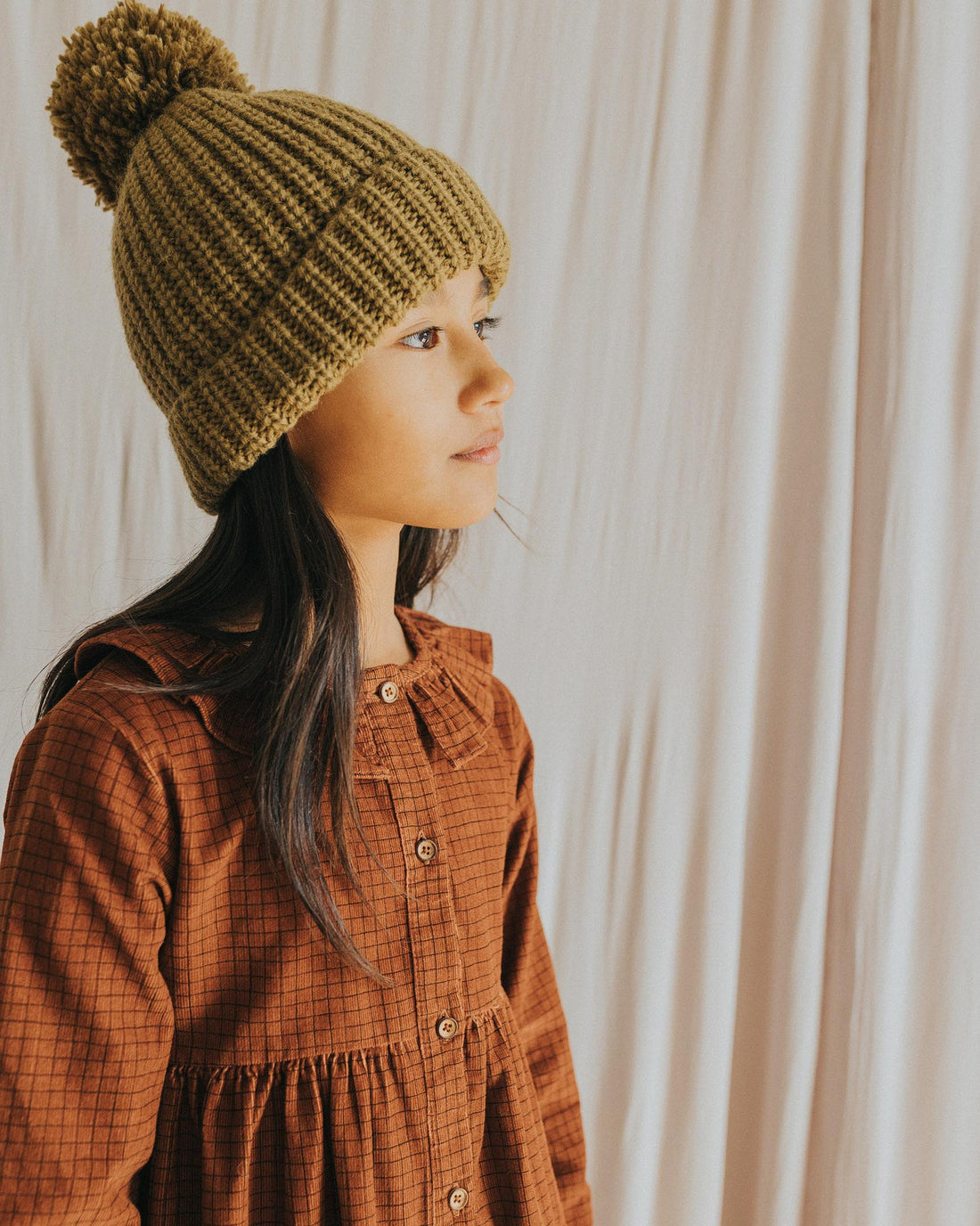 Buho Brick Mini Check Dress