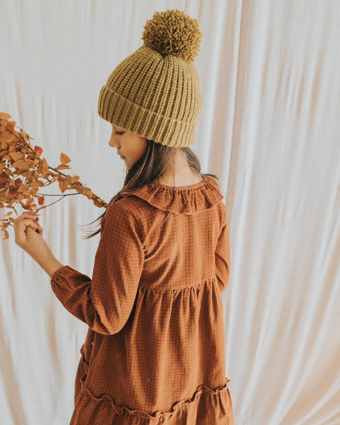 Buho Brick Mini Check Dress