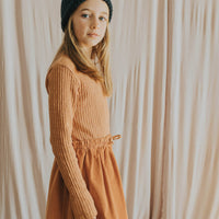 Buho Cinnamon Soft Velour Combi Dress