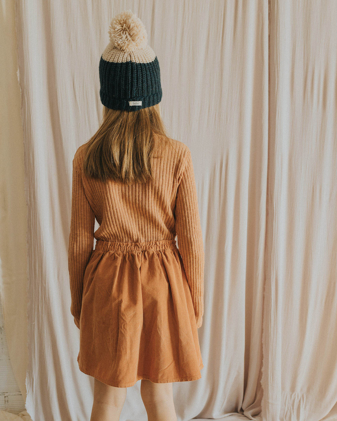 Buho Cinnamon Soft Velour Combi Dress