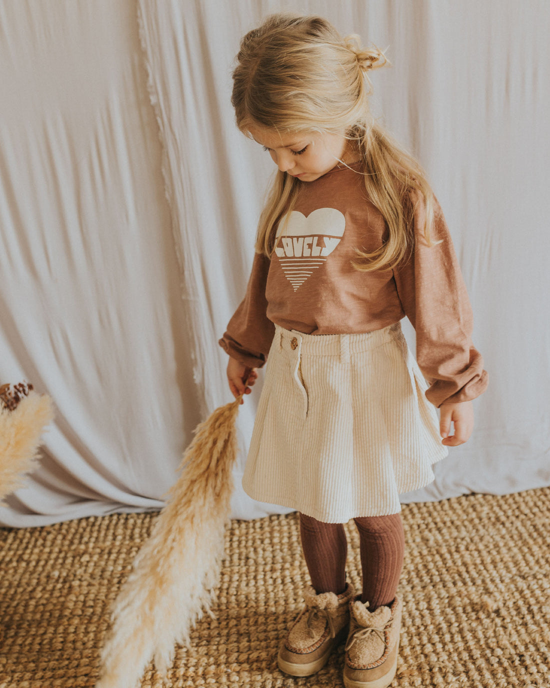 Buho Sand Box Pleat Skirt