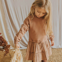 Buho Cocoa Dots Combi Dress