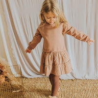 Buho Cocoa Dots Combi Dress