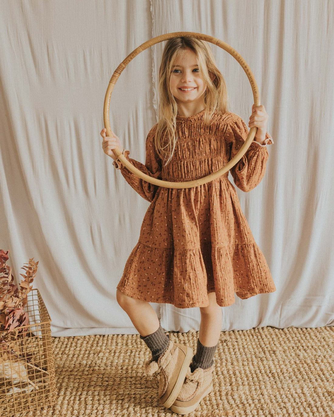 Buho Cinnamon Garden Dress