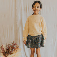 Buho Dark Floral Bloom Skirt