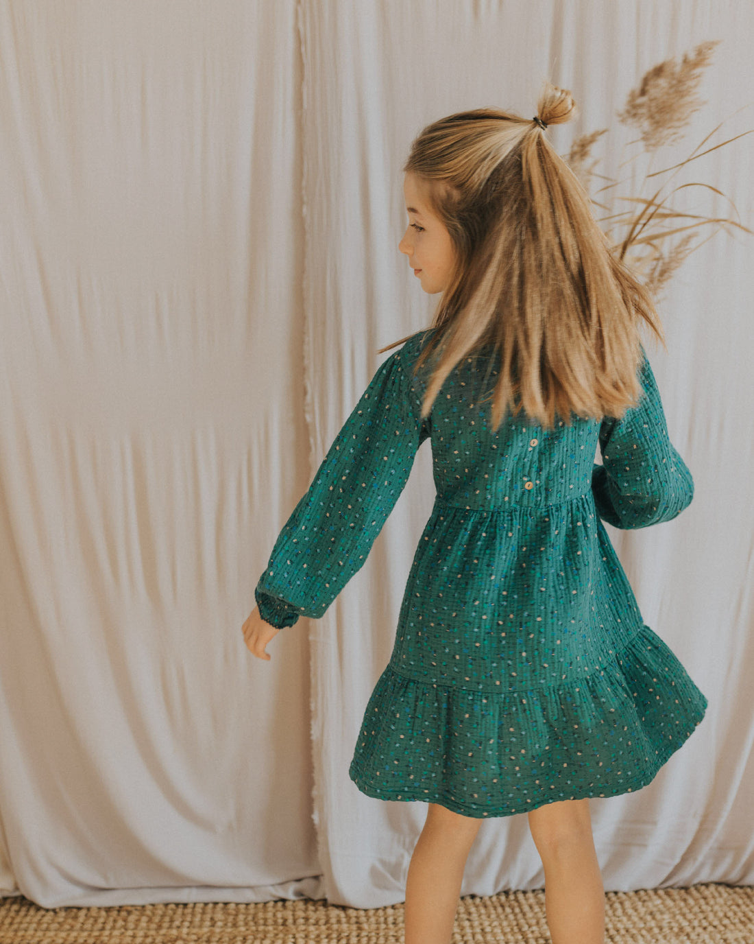 Buho Emerald Garden Dress