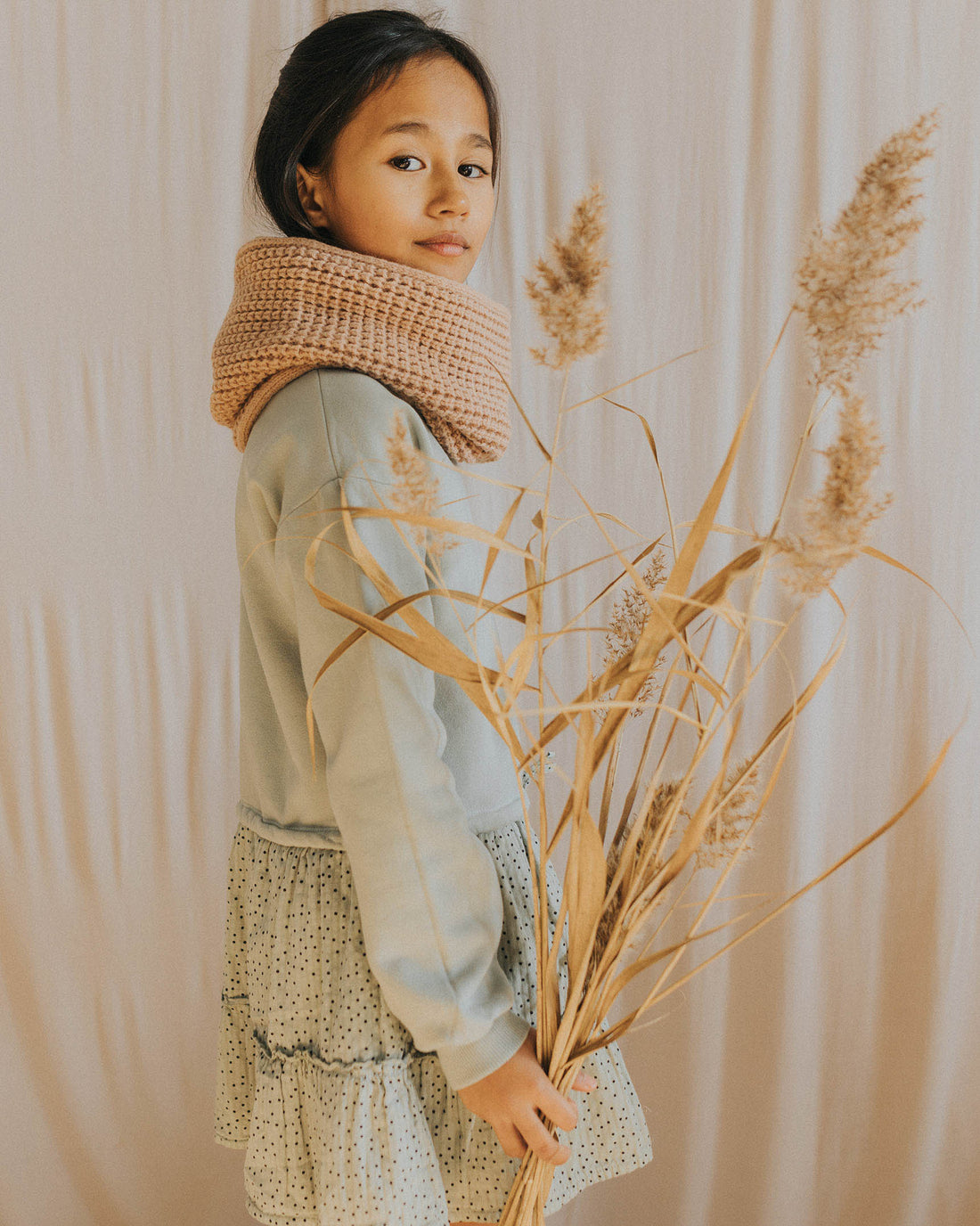 Buho Eucalyptus Dots Combi Dress