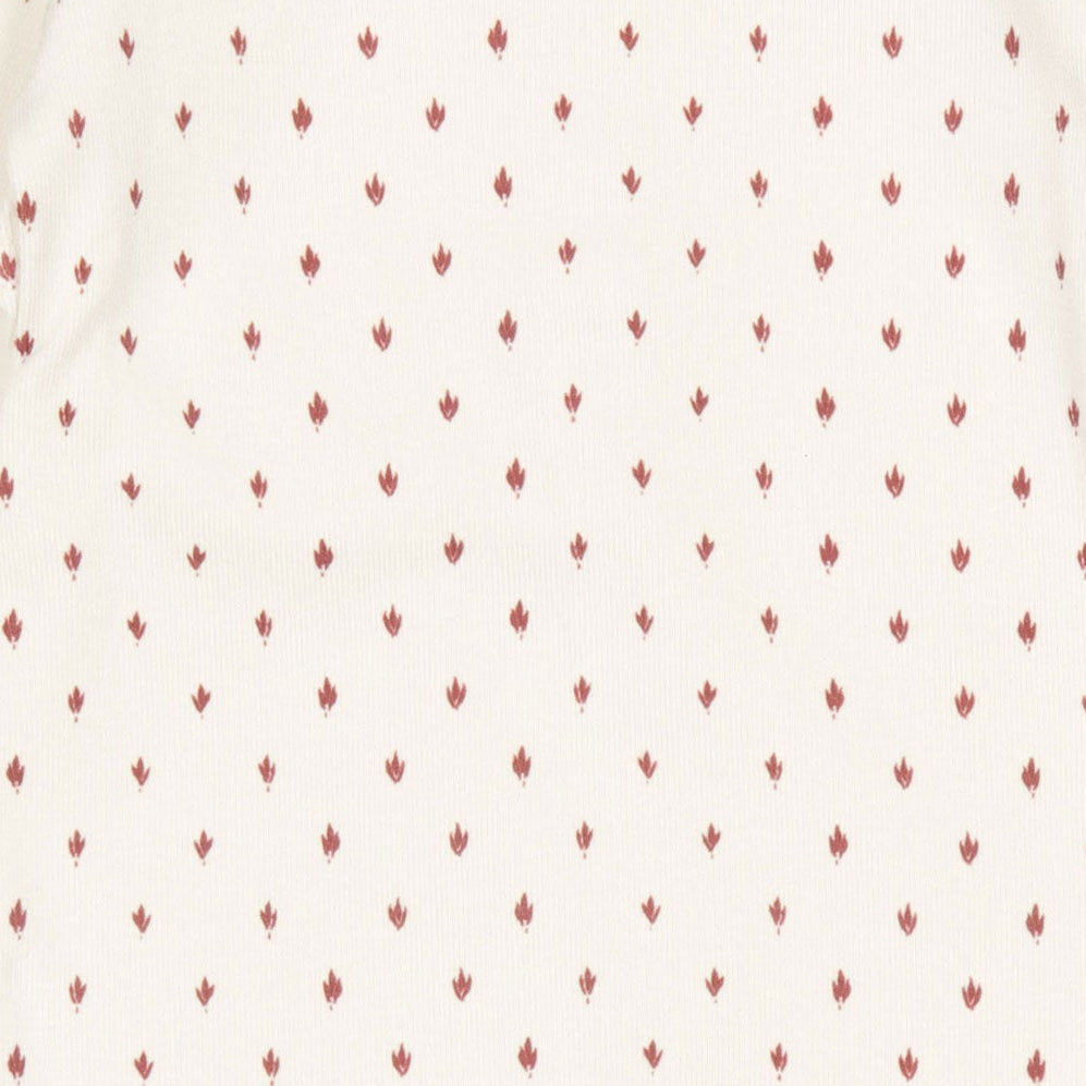 Lovely Littles Burgundy Damask - The Printed Romper