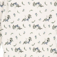 Lovely Littles Blue Vintage Leaf - The Printed Romper