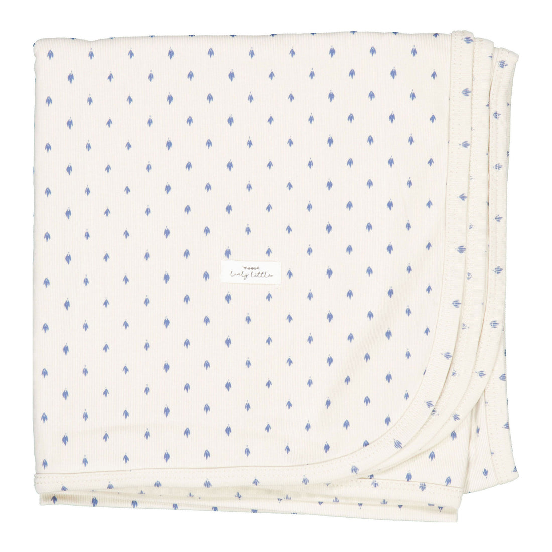Lovely Littles Blue Damask - The Printed Blanket