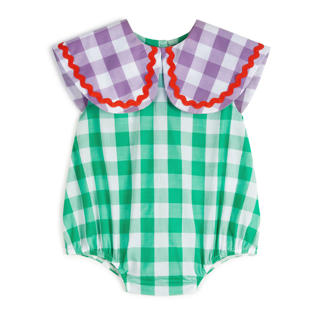 Wolf and Rita  Vichy Luna Romper