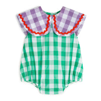 Wolf and Rita  Vichy Luna Romper