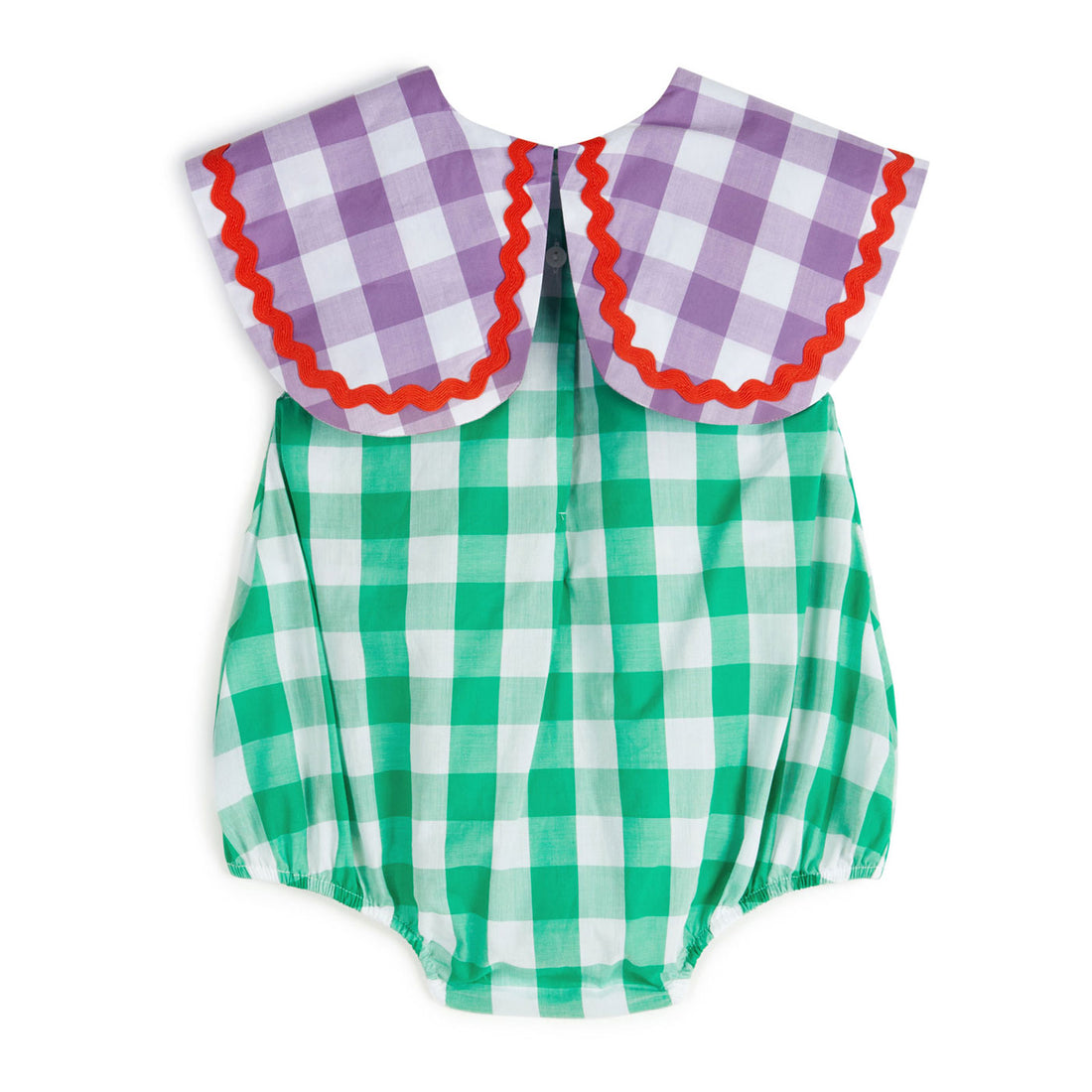 Wolf and Rita  Vichy Luna Romper