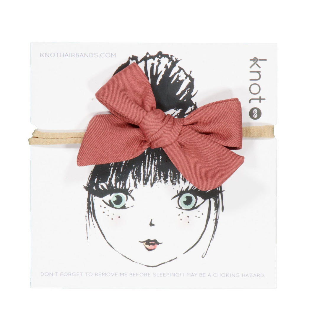 Knot Hairbands Rosefinch Lustre Mini Bow Band