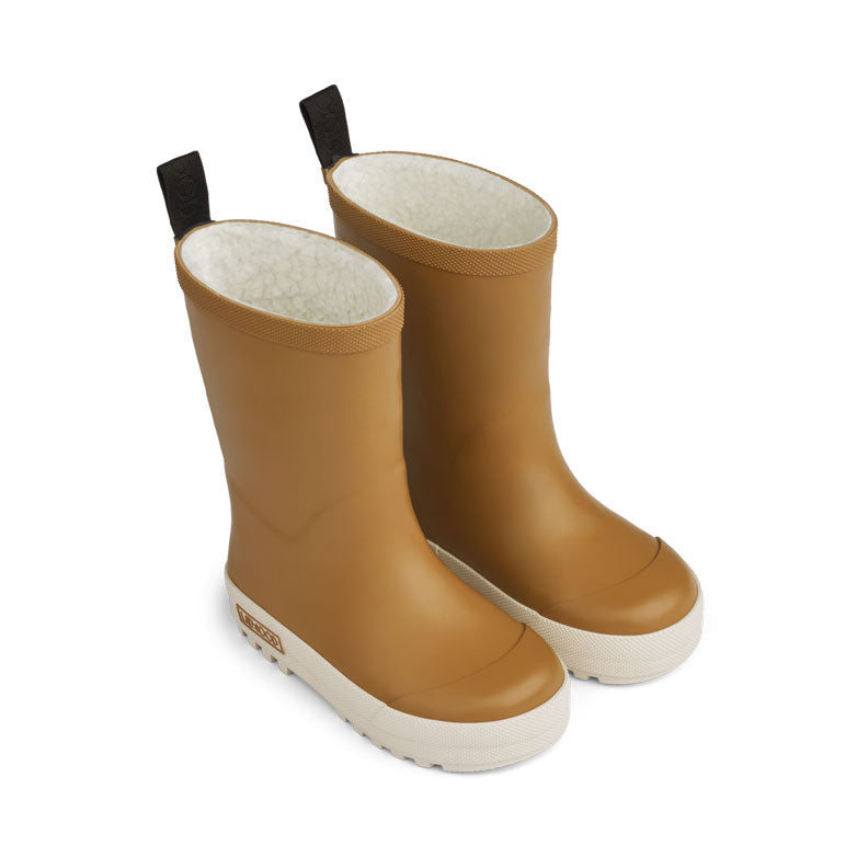 Liewood Golden Caramel/ Sandy Thermo Rainboots