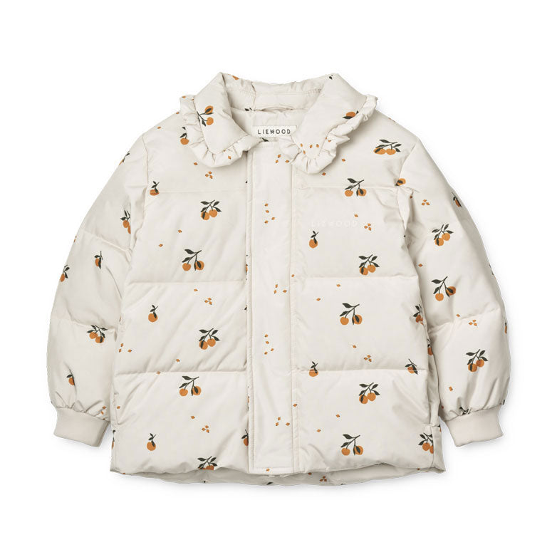 Liewood Peach/Sandy Anemone Down Puffer Jacket