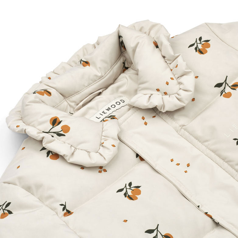 Liewood Peach/Sandy Anemone Down Puffer Jacket