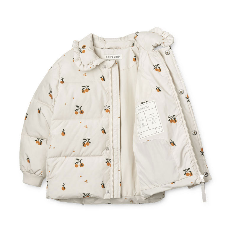 Liewood Peach/Sandy Anemone Down Puffer Jacket