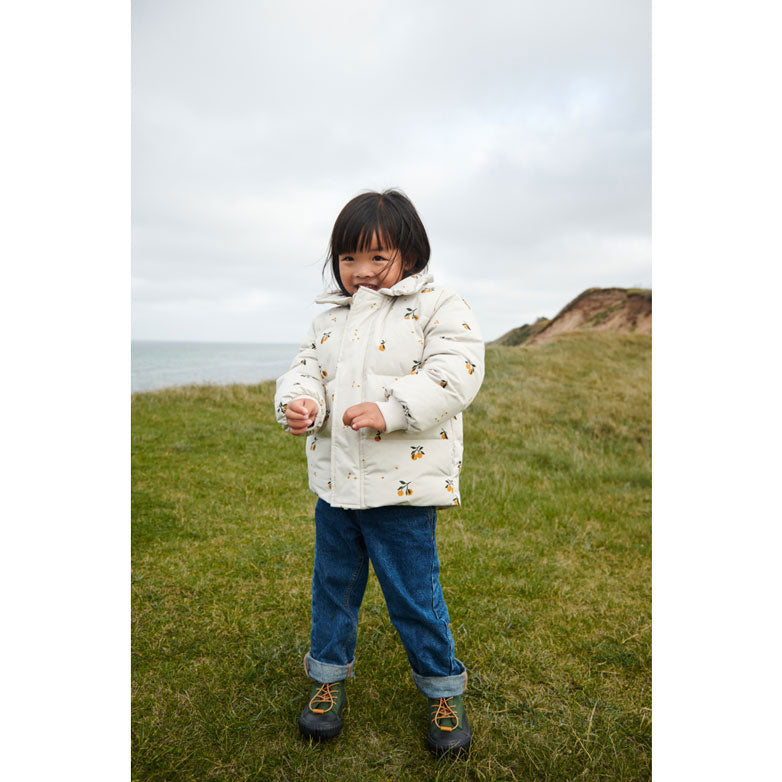 Liewood Peach/Sandy Anemone Down Puffer Jacket