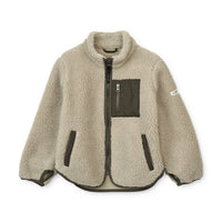 Liewood Mist/Army Brown Nolan Pile Jacket