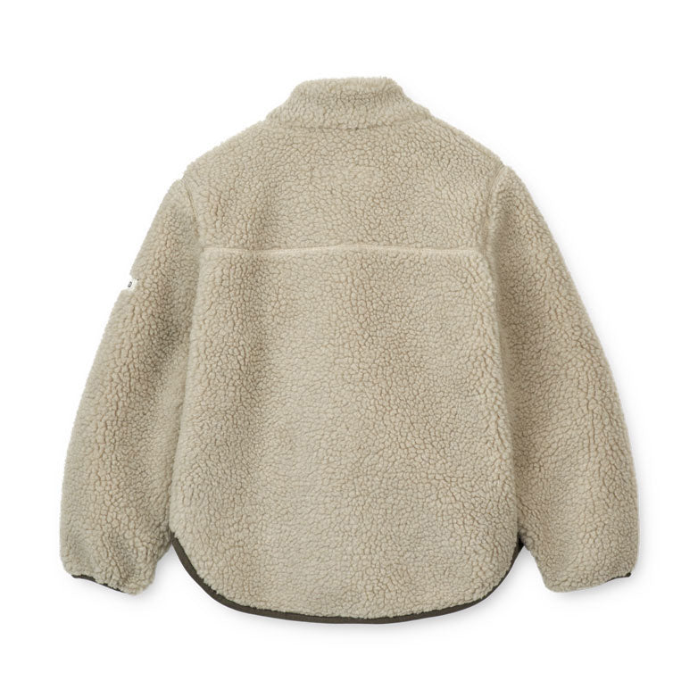 Liewood Mist/Army Brown Nolan Pile Jacket
