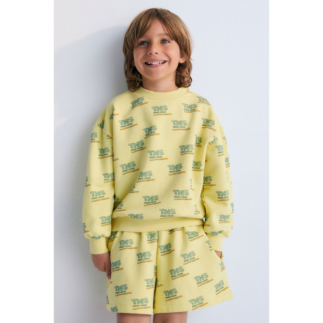 The New Society Yellow Iris Thasos Sweatshirt