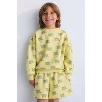 The New Society Yellow Iris Thasos Sweatshirt