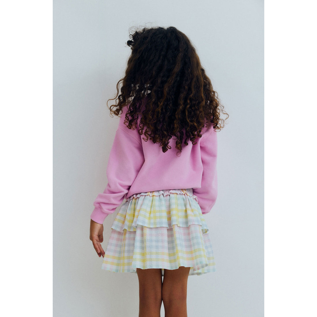 The New Society  Pink Lavander TNS Logo Sweatshirt