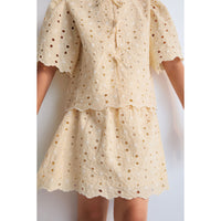 The New Society Macadamia Creta Blouse
