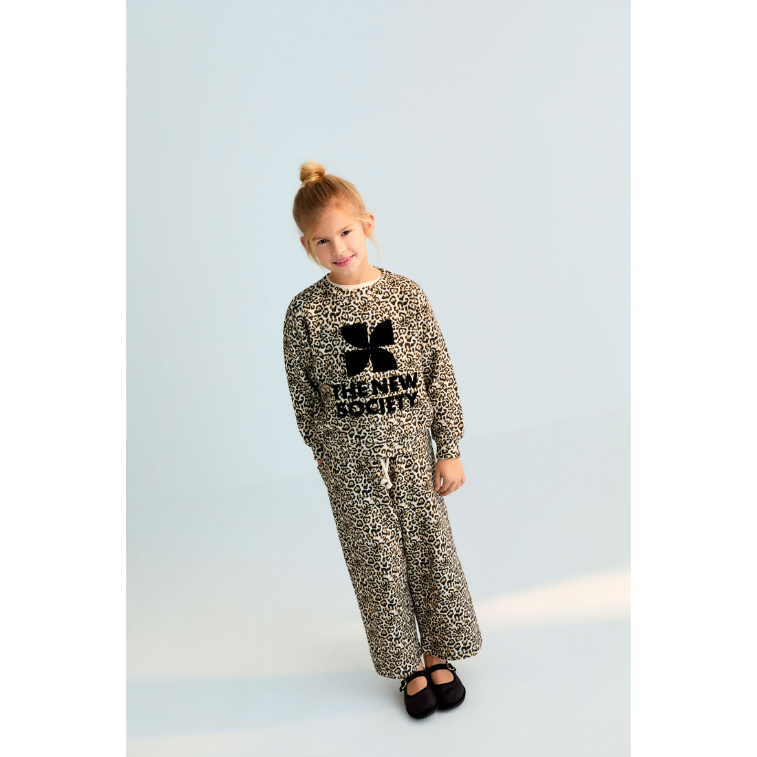 The New Society Nelia Print TNS Logo Sweatshirt