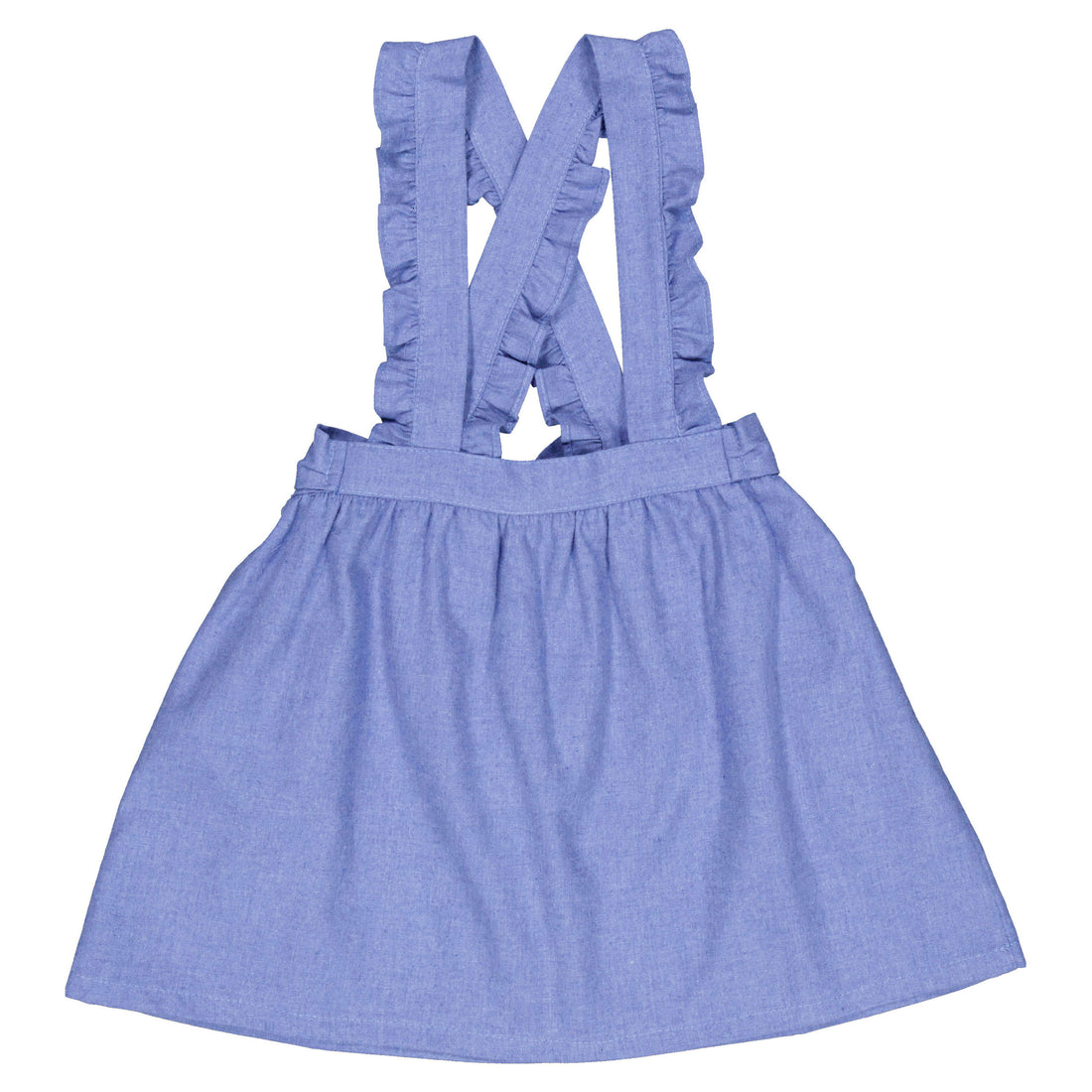 La Coqueta Dusty Blue Reina Pinafore Skirt