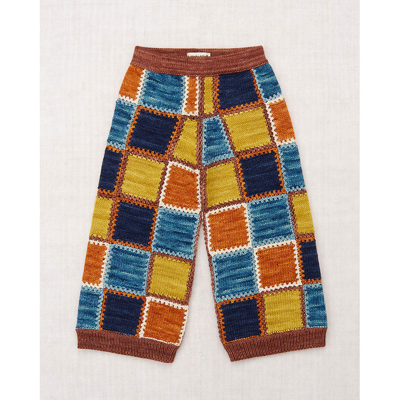 Misha and Puff  Chestnut Ladder Square Wide Leg Pant