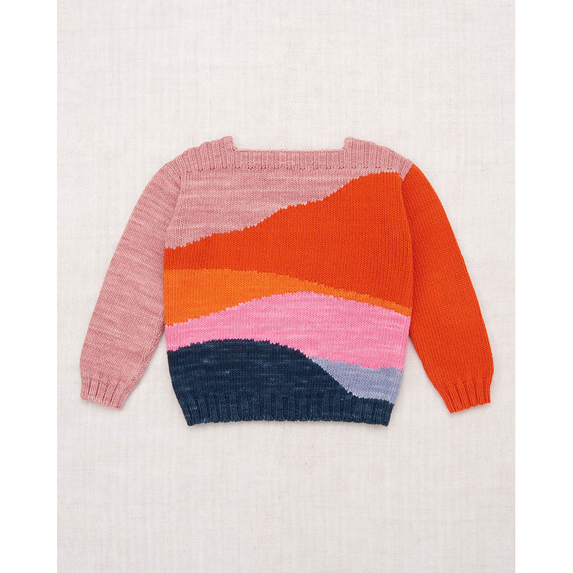 Misha and Puff Rose Blush Landscape Sweater