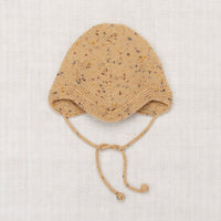 Misha and Puff Layette Acorn Bonnet - Camel Confetti