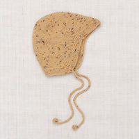 Misha and Puff Layette Acorn Bonnet - Camel Confetti