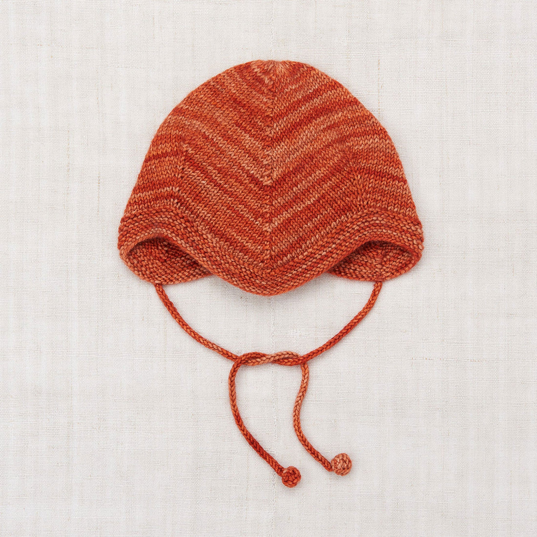Misha and Puff Layette Acorn Bonnet - Cinnamon