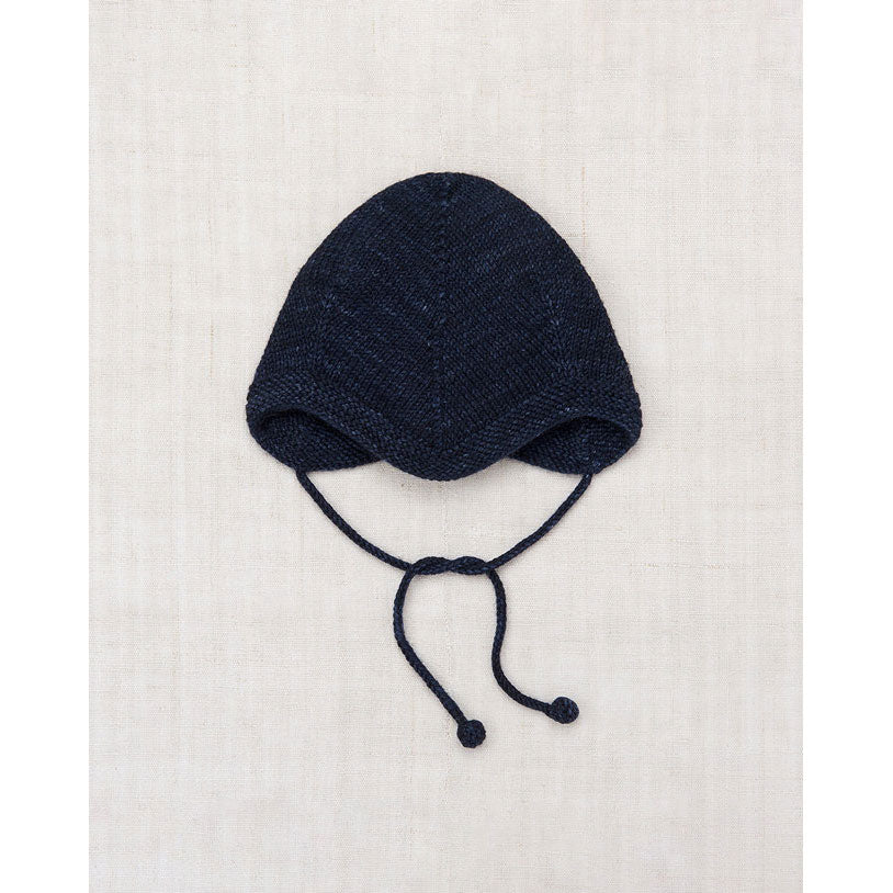 Misha and Puff Layette Acorn Bonnet - Ink
