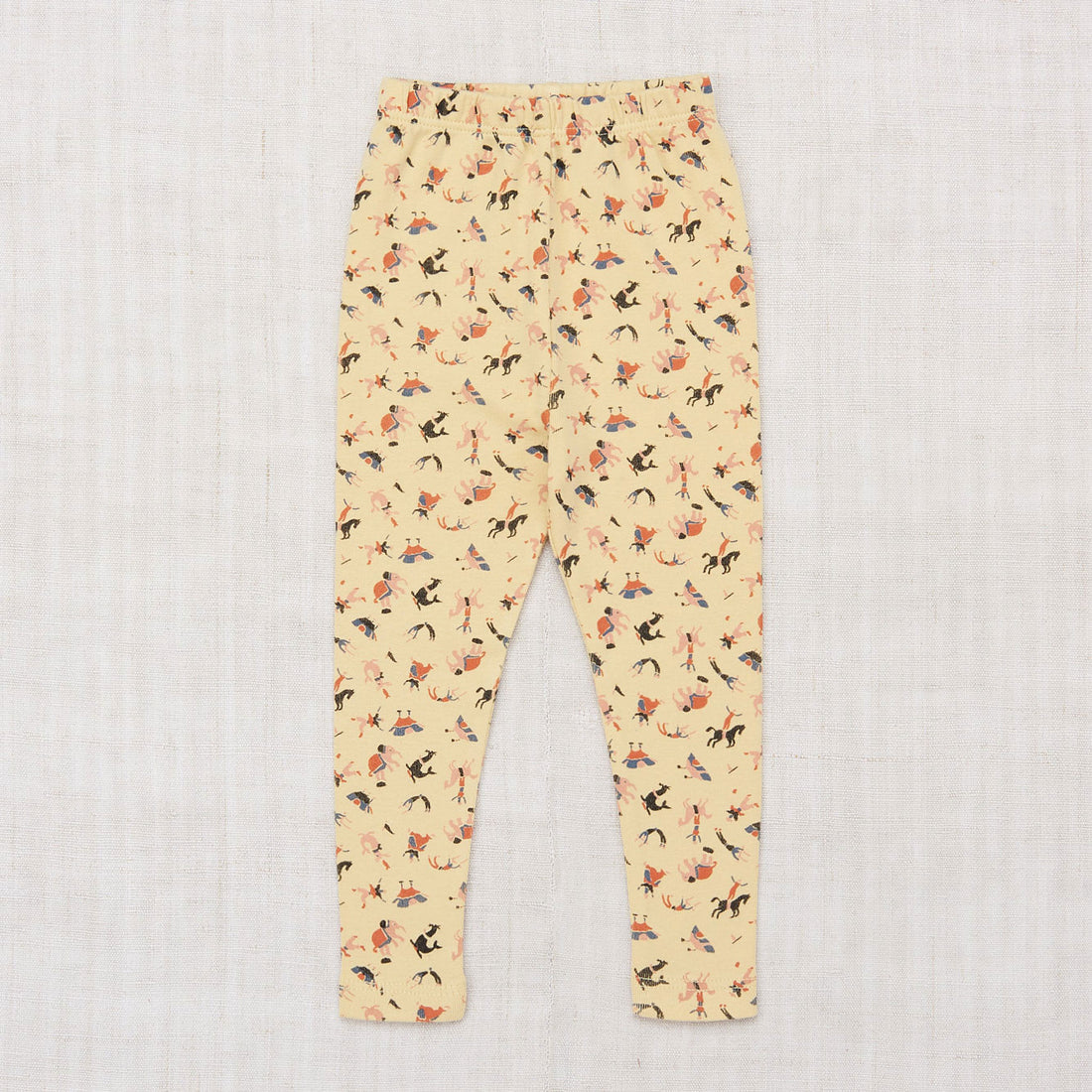 Misha and Puff Layette Circus Print Leggings - Linen Circus