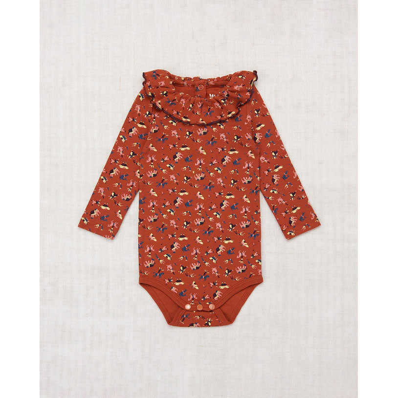 Misha and Puff Layette Circus Print Paloma Onesie - Cinnamon Circus