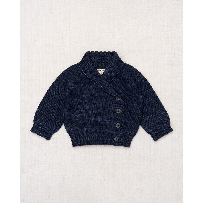 Misha and Puff Layette Saltwater Cardigan - Ink