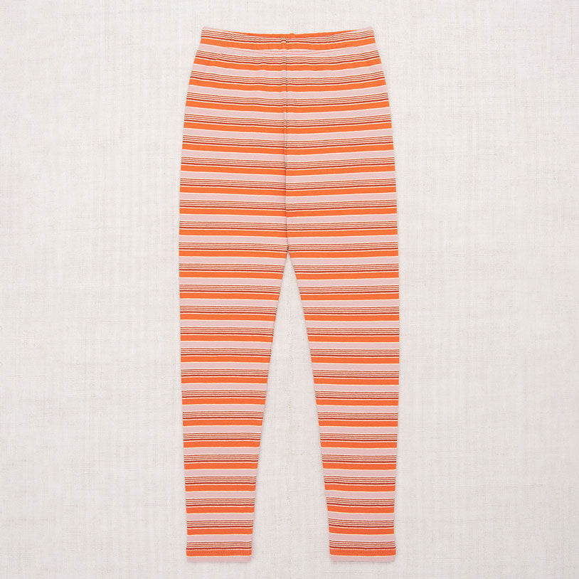 Misha and Puff Striped Legging - Pale Mauve Stripe