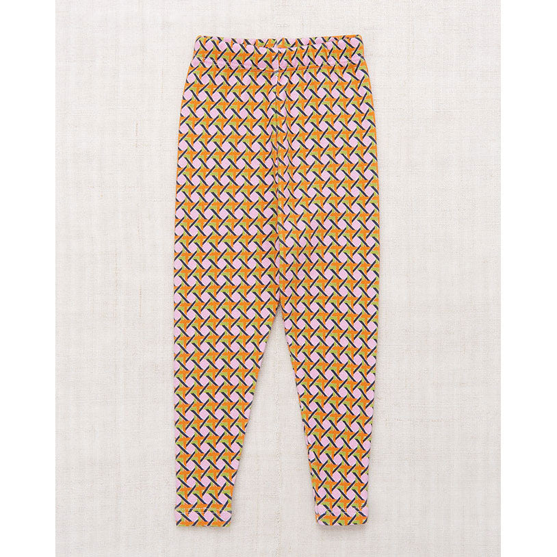 Misha and Puff  Pink Lilac Lattice Baby Legging