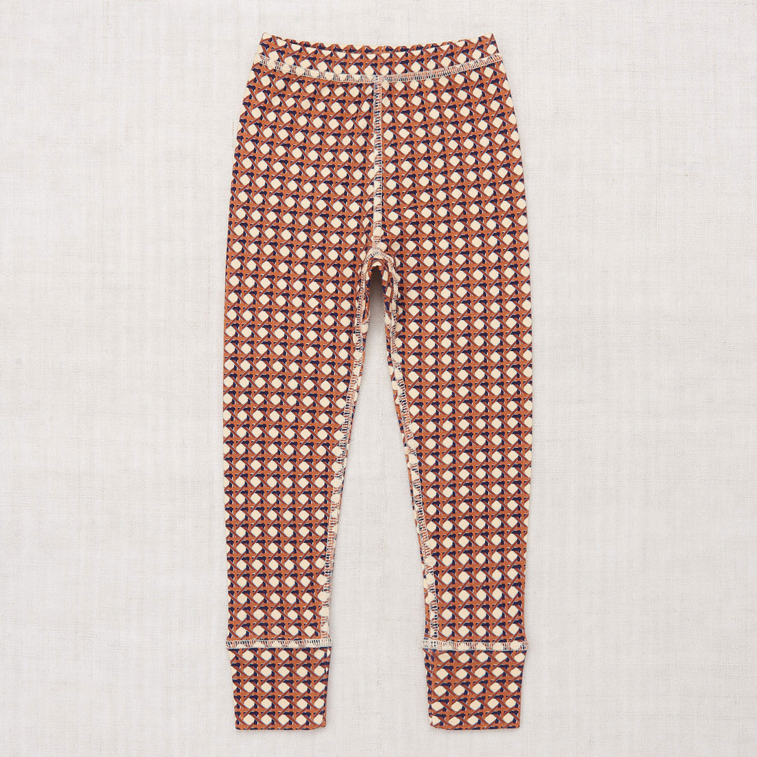 Misha and Puff Legging with Rib Cuff - Buff Lattice