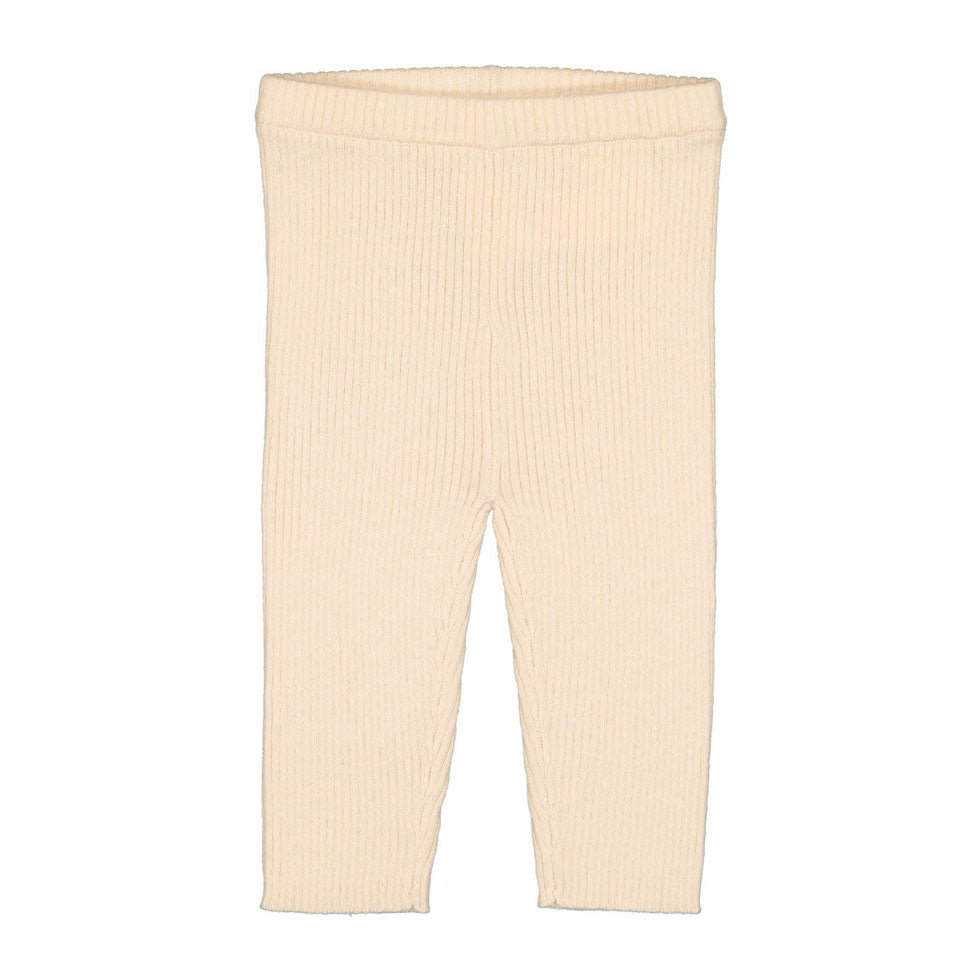 Louis Louise Cream Knitted Chat Leggings