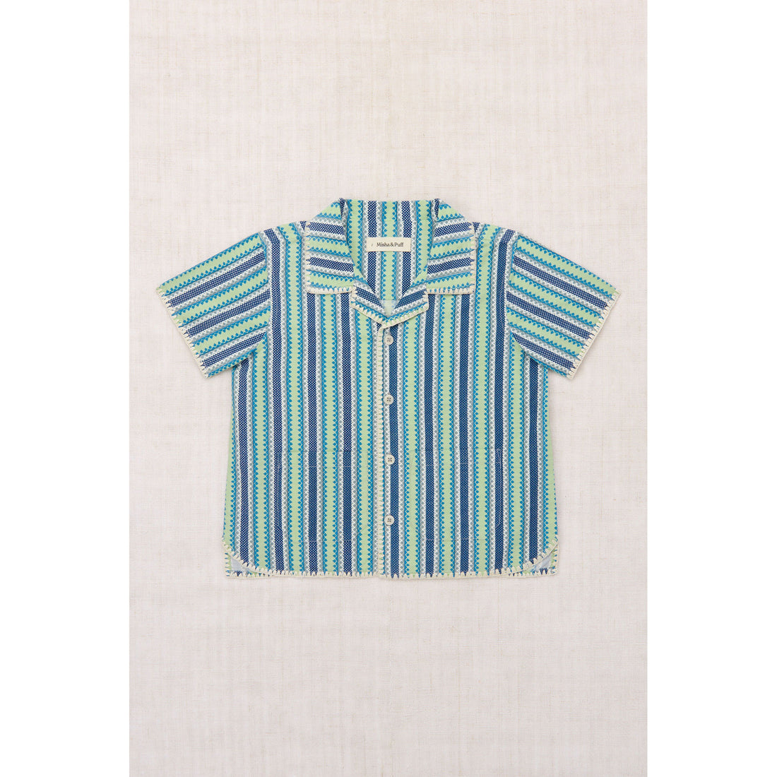 Misha and Puff   Blue Ribbon Vaquero Stripe Leon Top