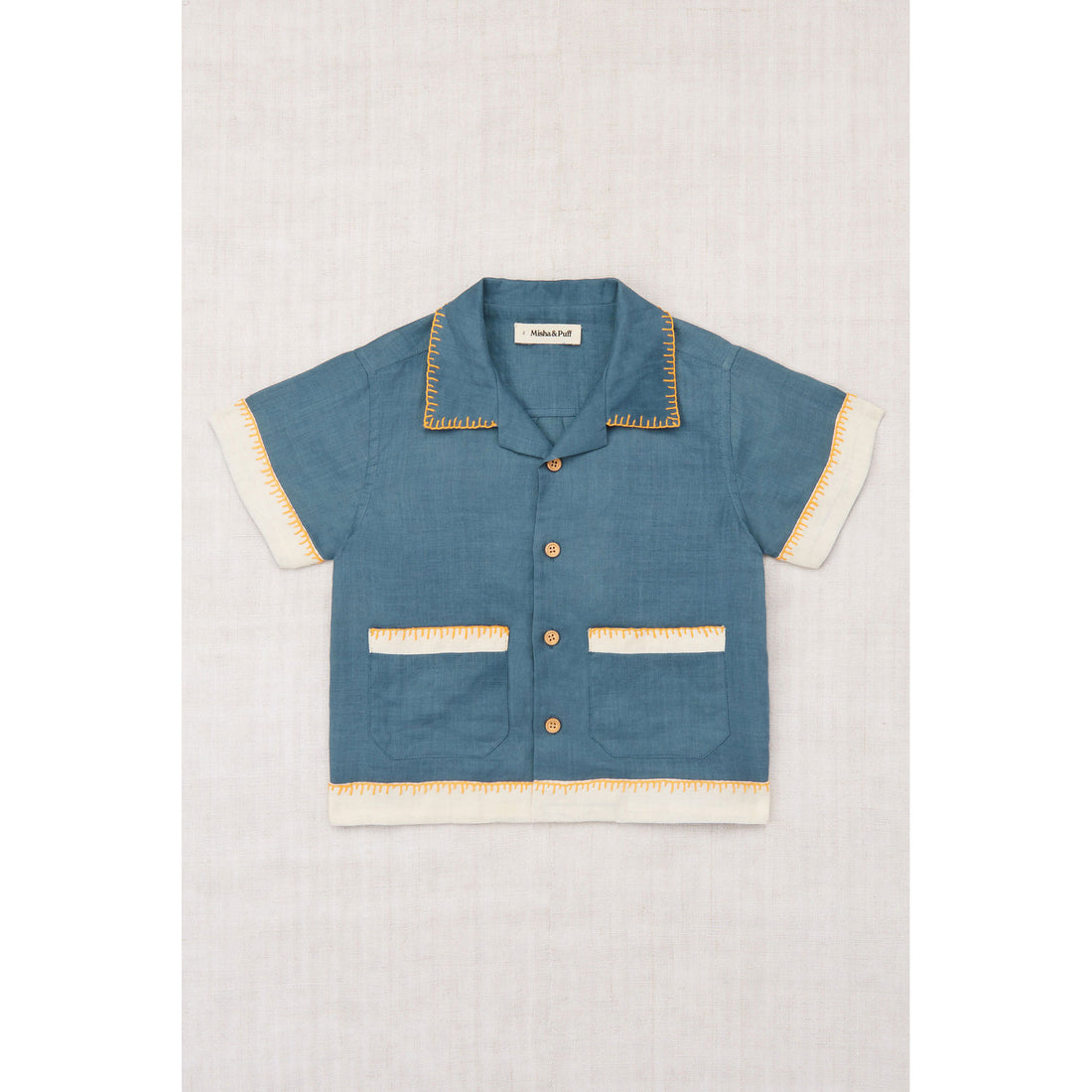 Misha and Puff Blue Slate Leon Top