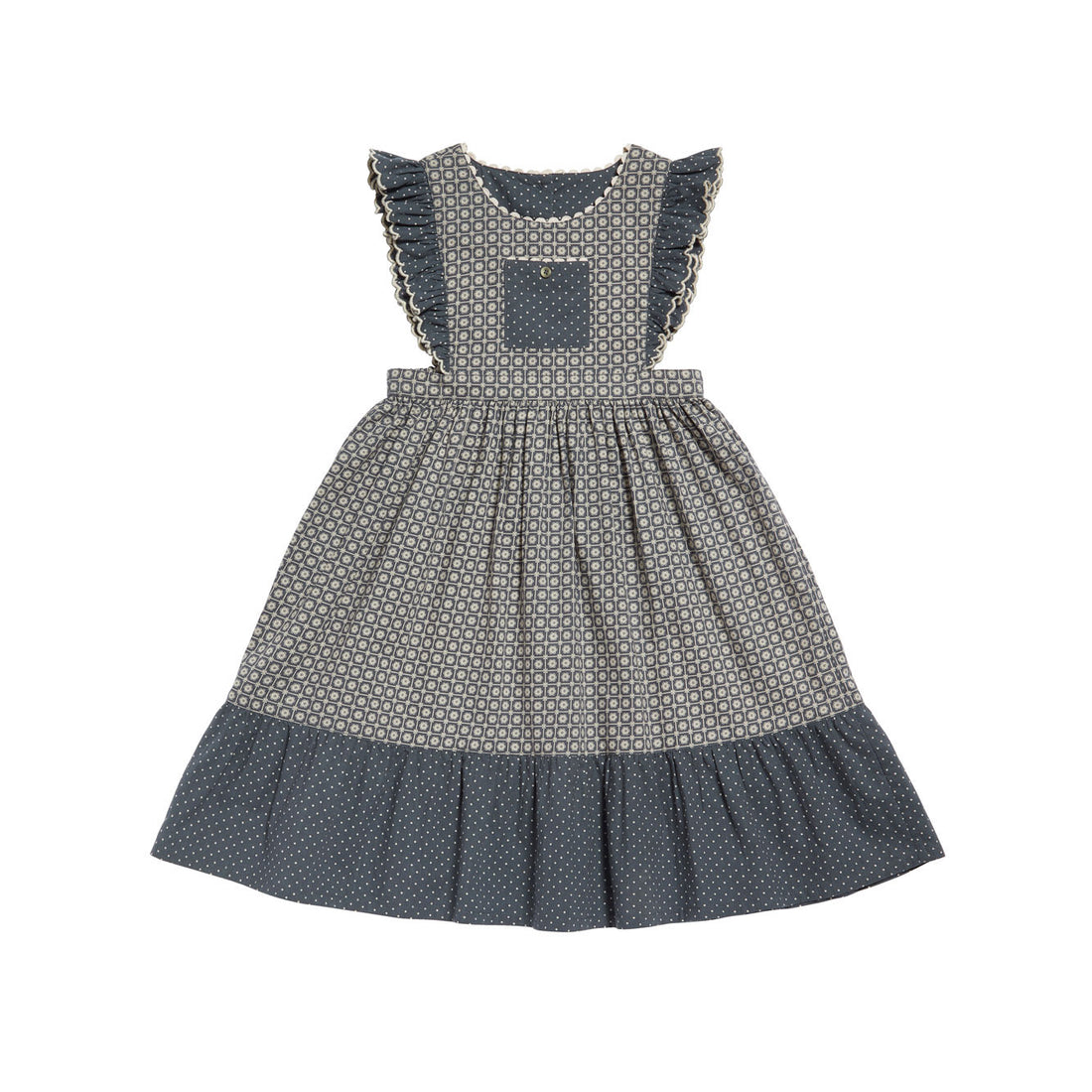 Little Cotton Clothes Tessera Floral Dorothea Pinafore