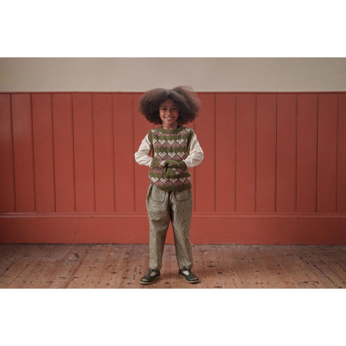 Little Cotton Clothes Combe Floral Charlotte Trousers